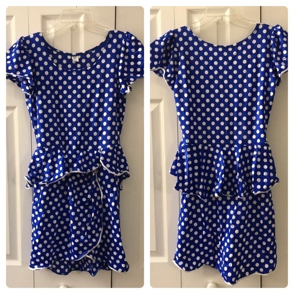 Designs by Valerry polka dot dance costume, large - Picture 1 of 4